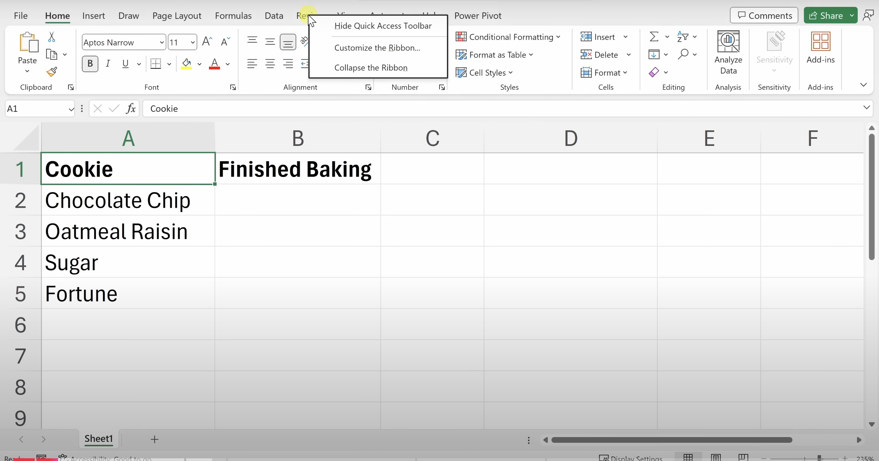 How to Insert Checkbox in Microsoft Excel