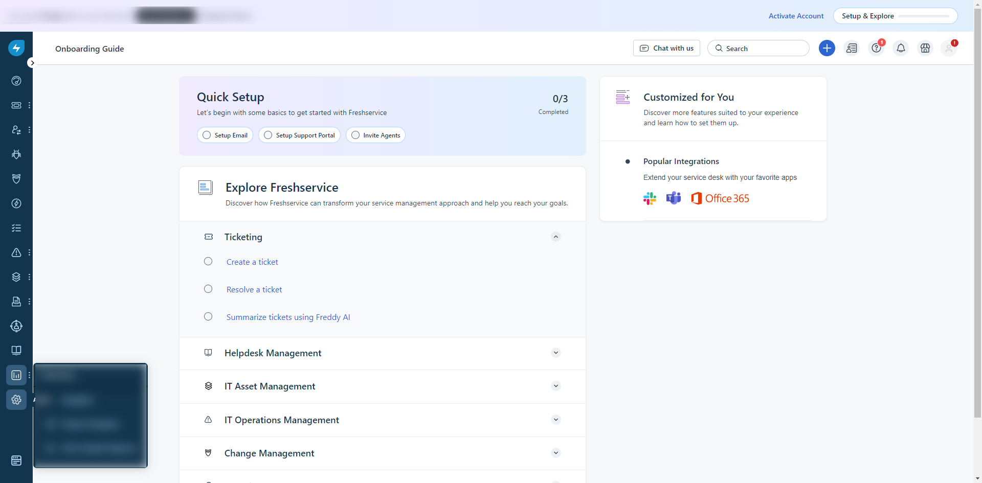 How to Integrate Microsoft Teams with Freshservice