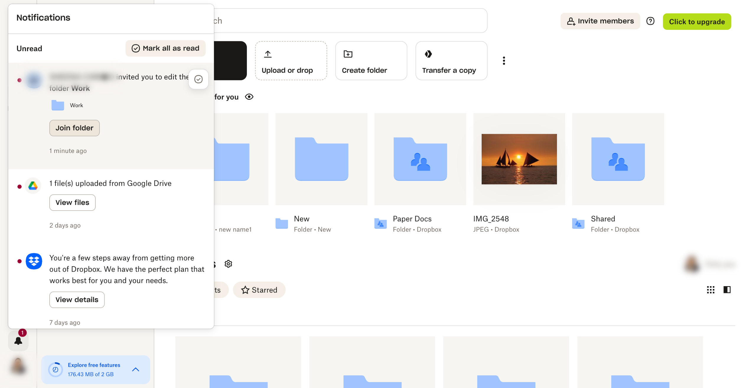 How to Upload to Someone Else's Dropbox
