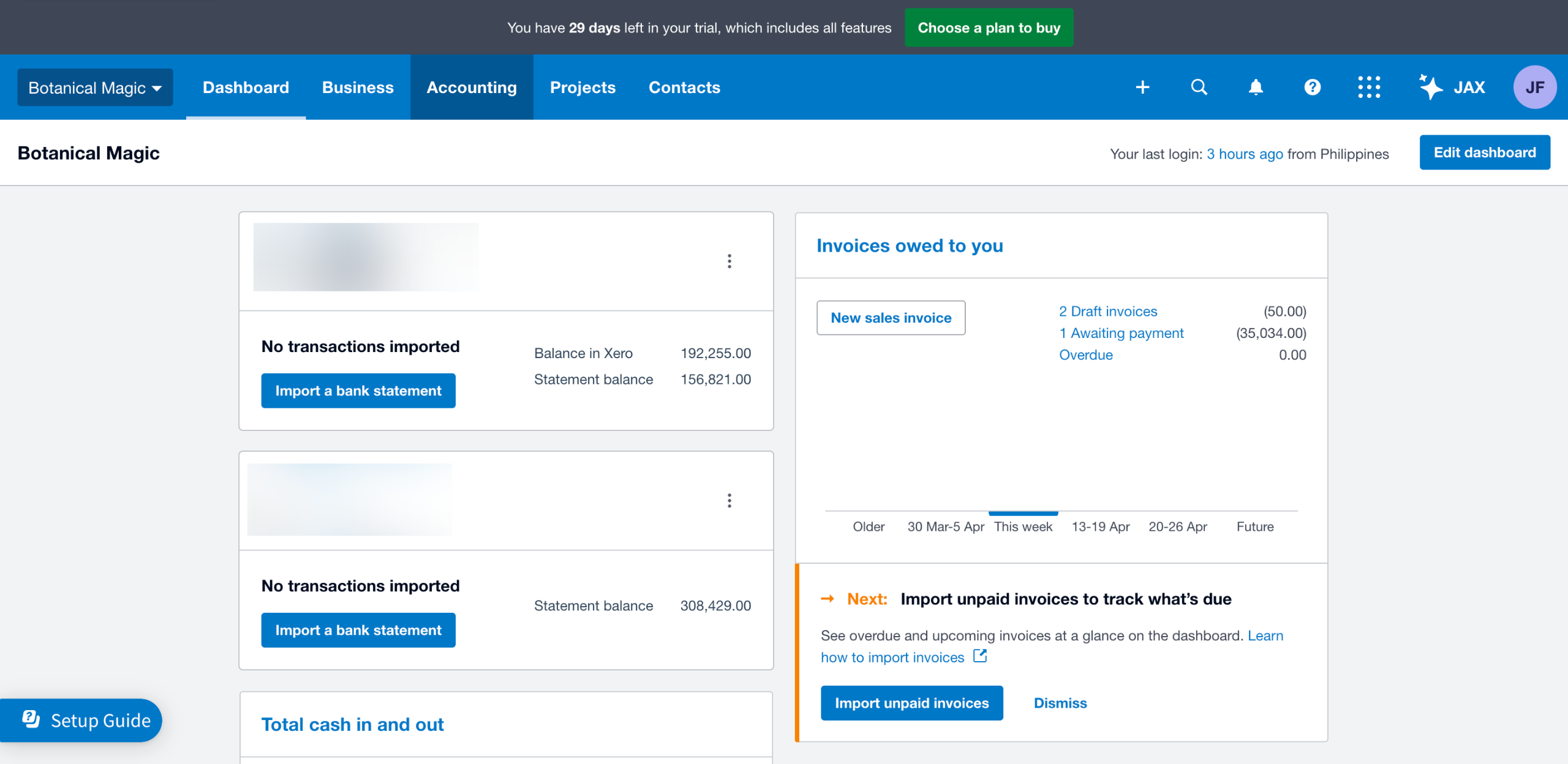 How to Create a Budget in Xero