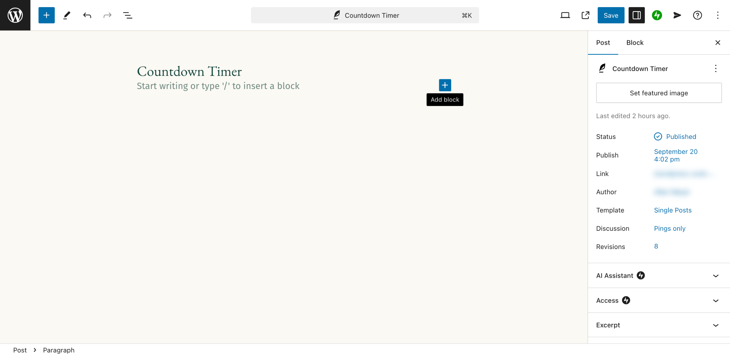 How to Add a Countdown Timer to the WordPress Website