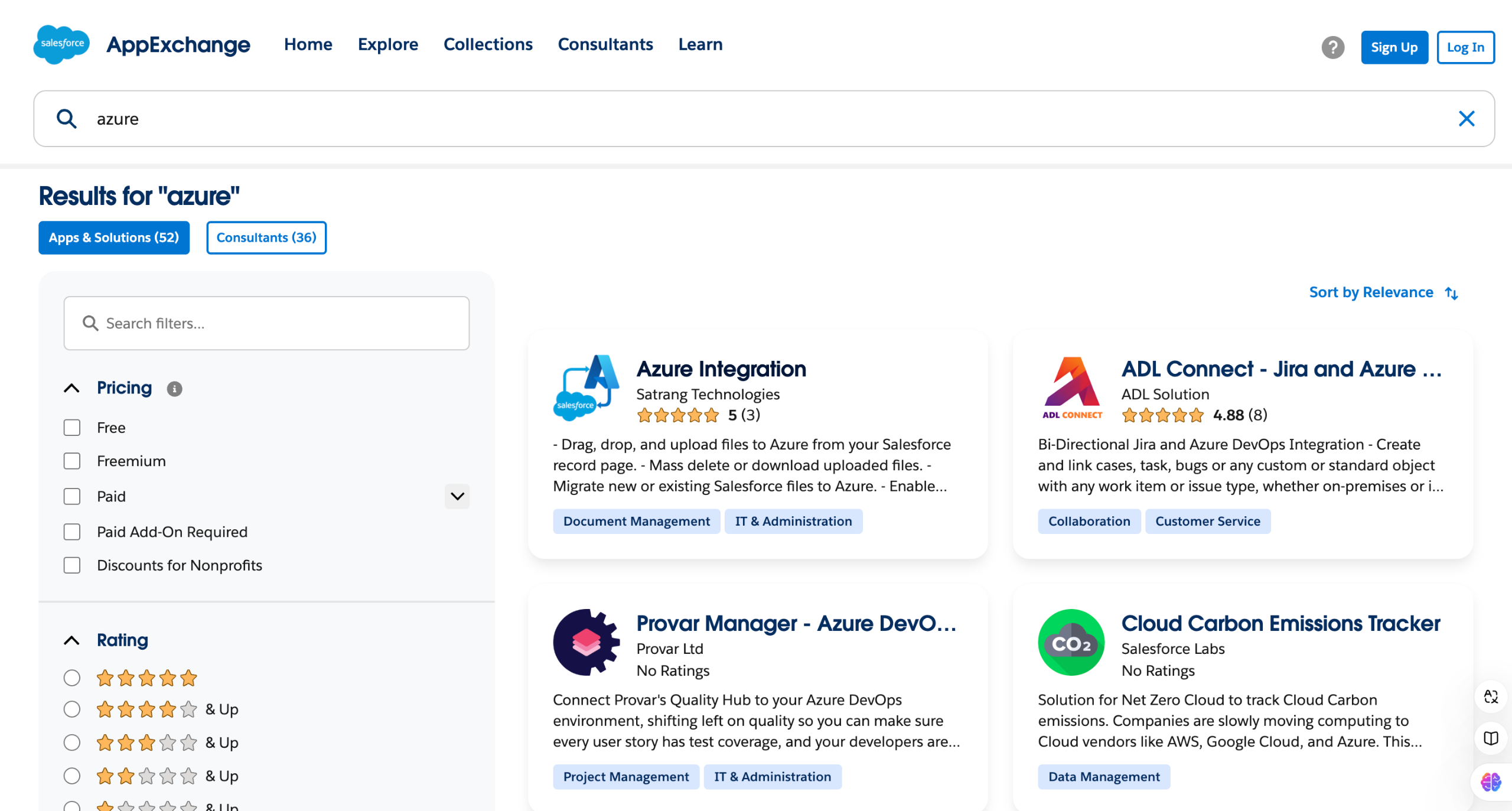 Salesforce azure integration