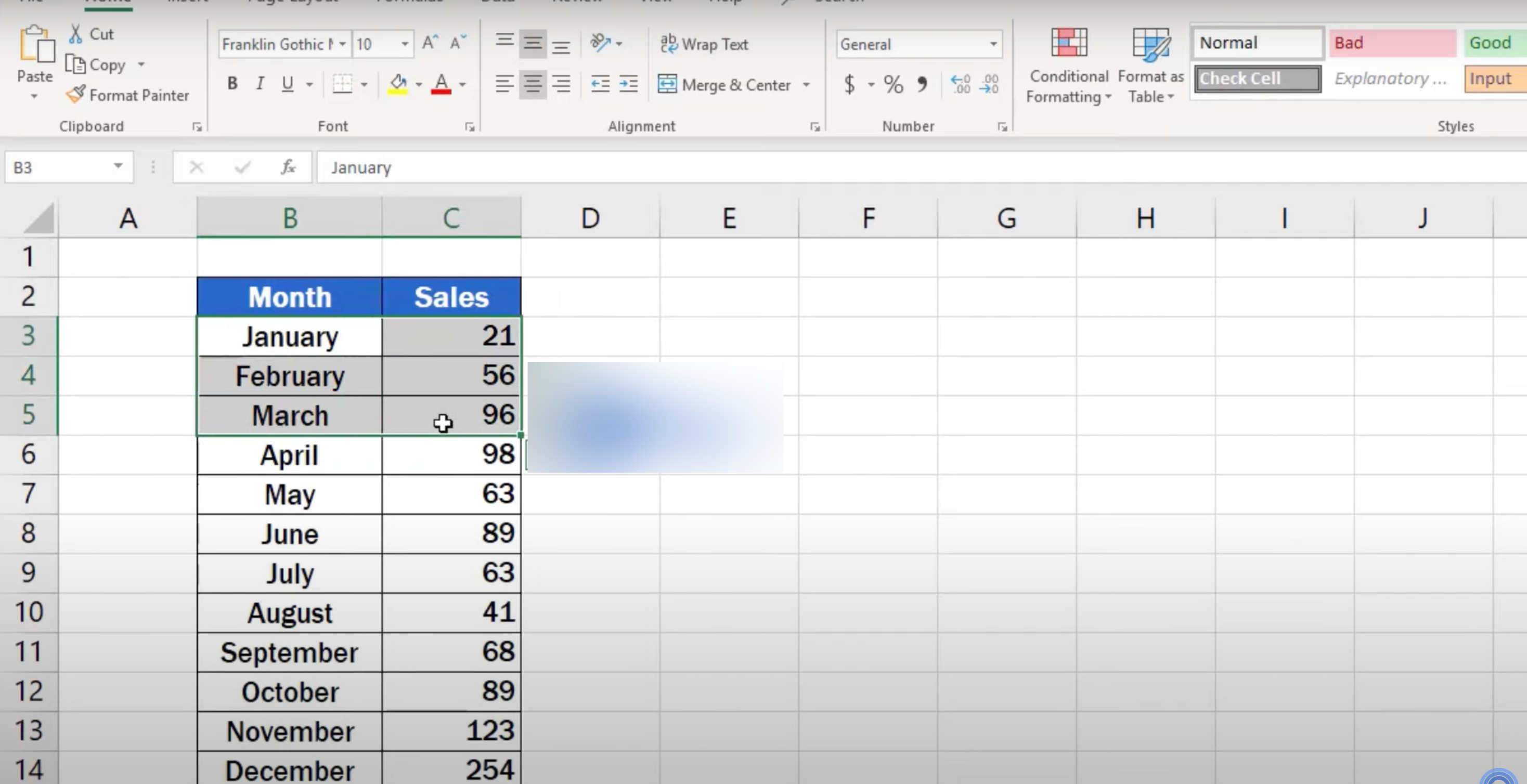 How to Insert a Chart in Microsoft Excel