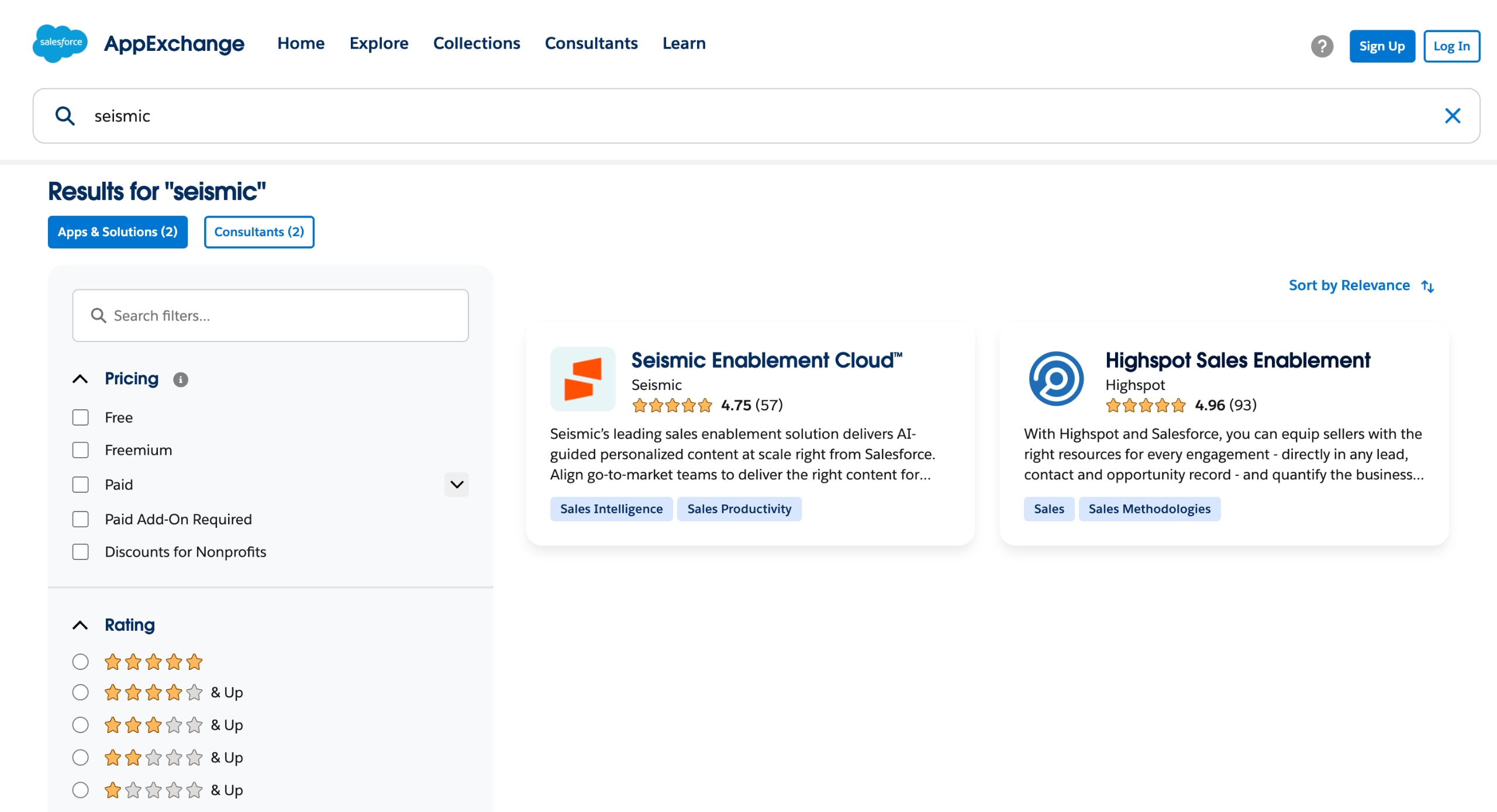 Seismic salesforce integration