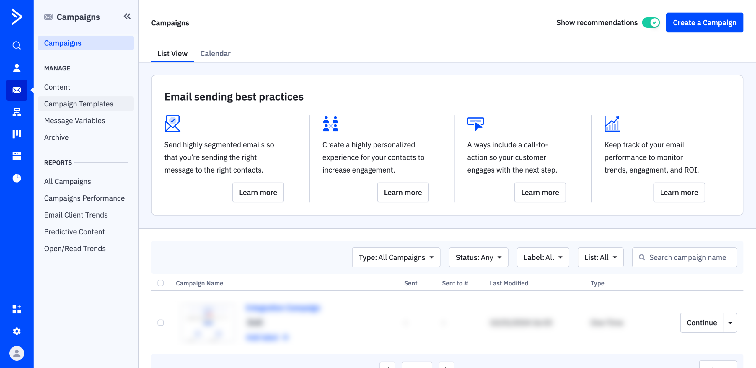 How to Get a Shareable Link For an ActiveCampaign Email Campaign Template