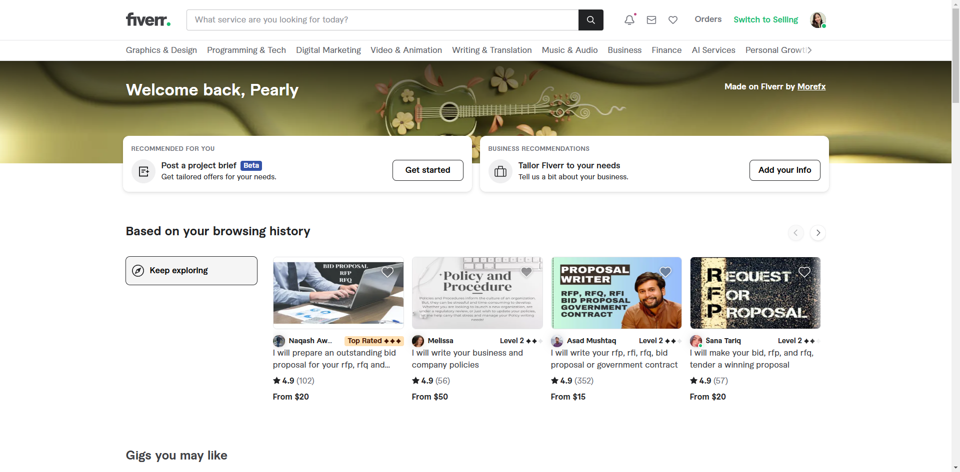 How to Place an Order on Fiverr