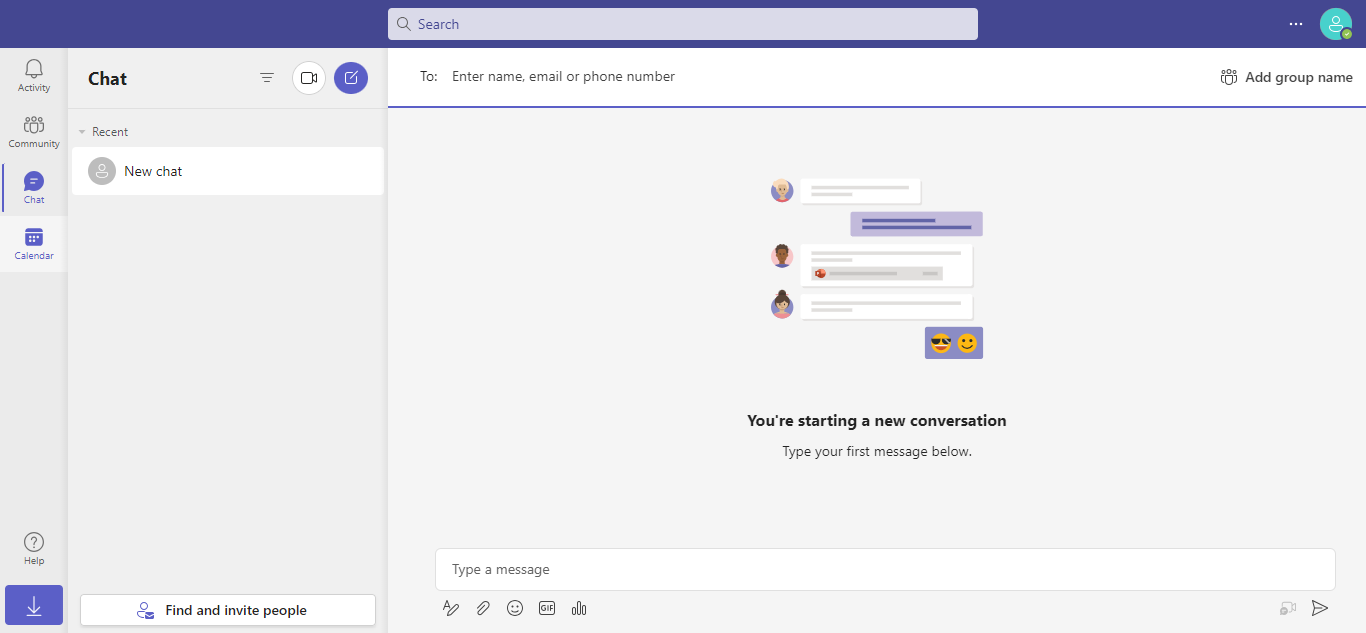 How to schedule a teams meeting ?