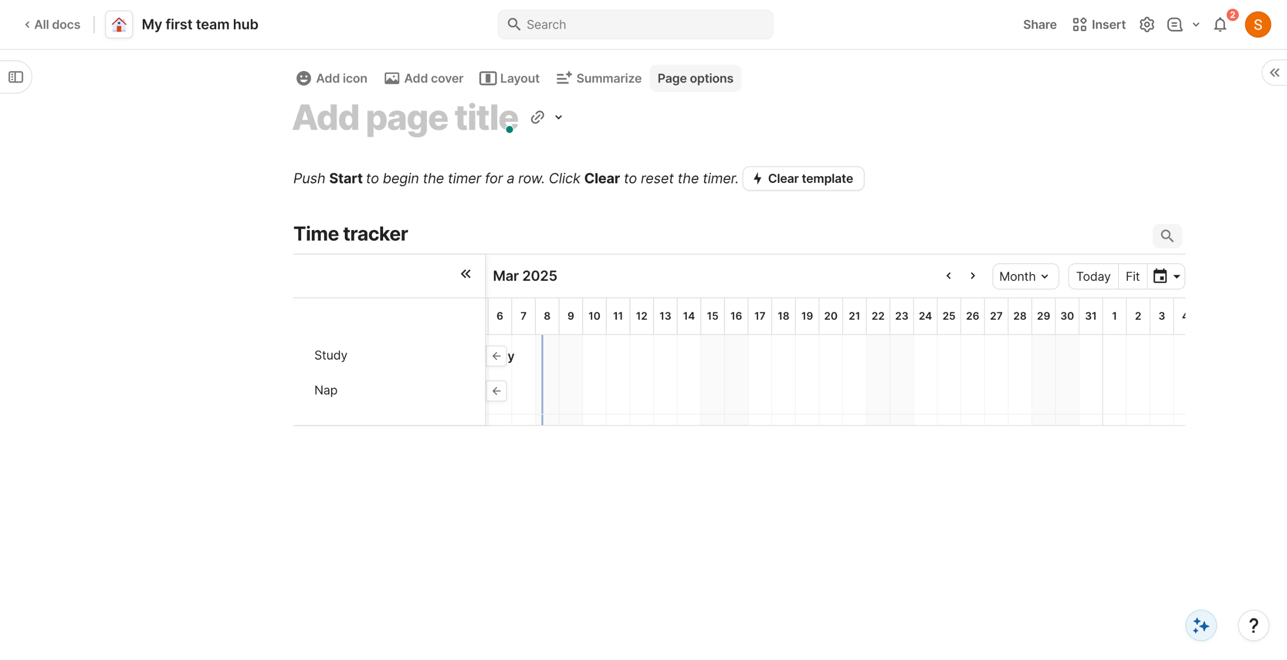 How to track changes in Coda