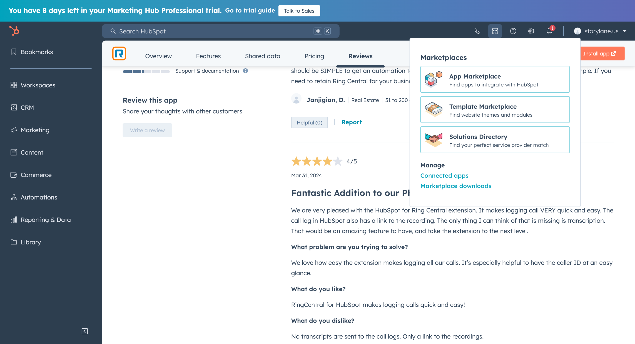 Docusign hubspot integration