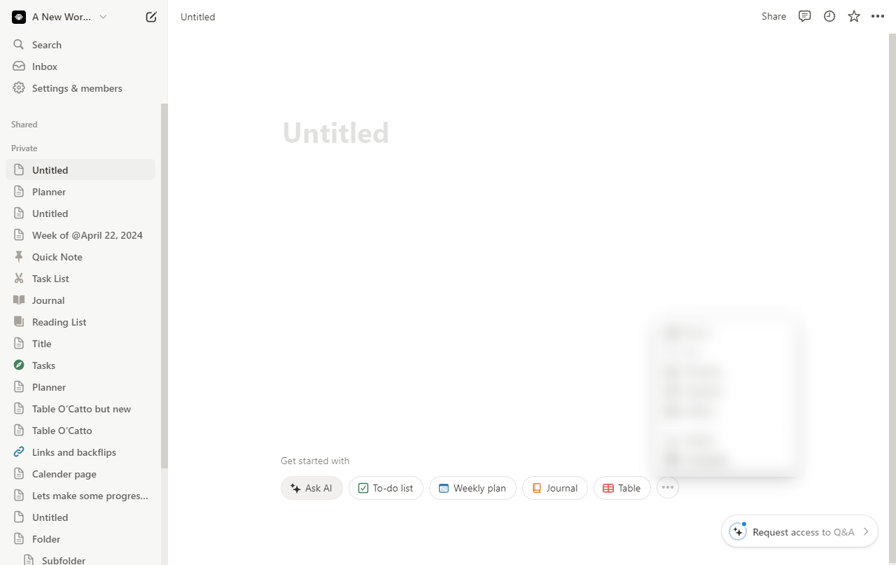 How to make a habit tracker in notion