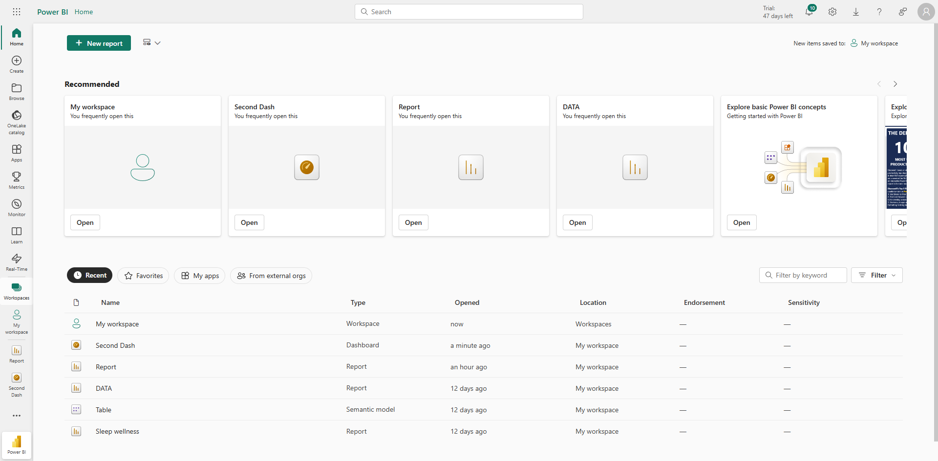 How to View the Power BI Dashboard