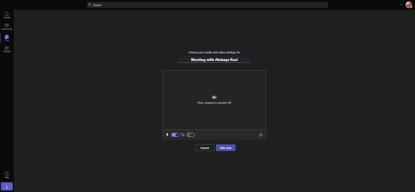 How to share screen on teams?