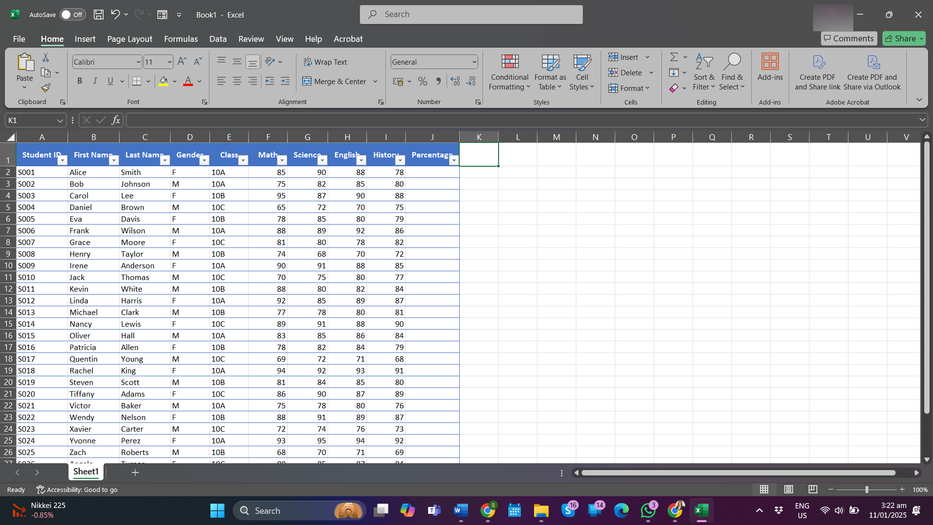 How to insert multiple rows in microsoft excel