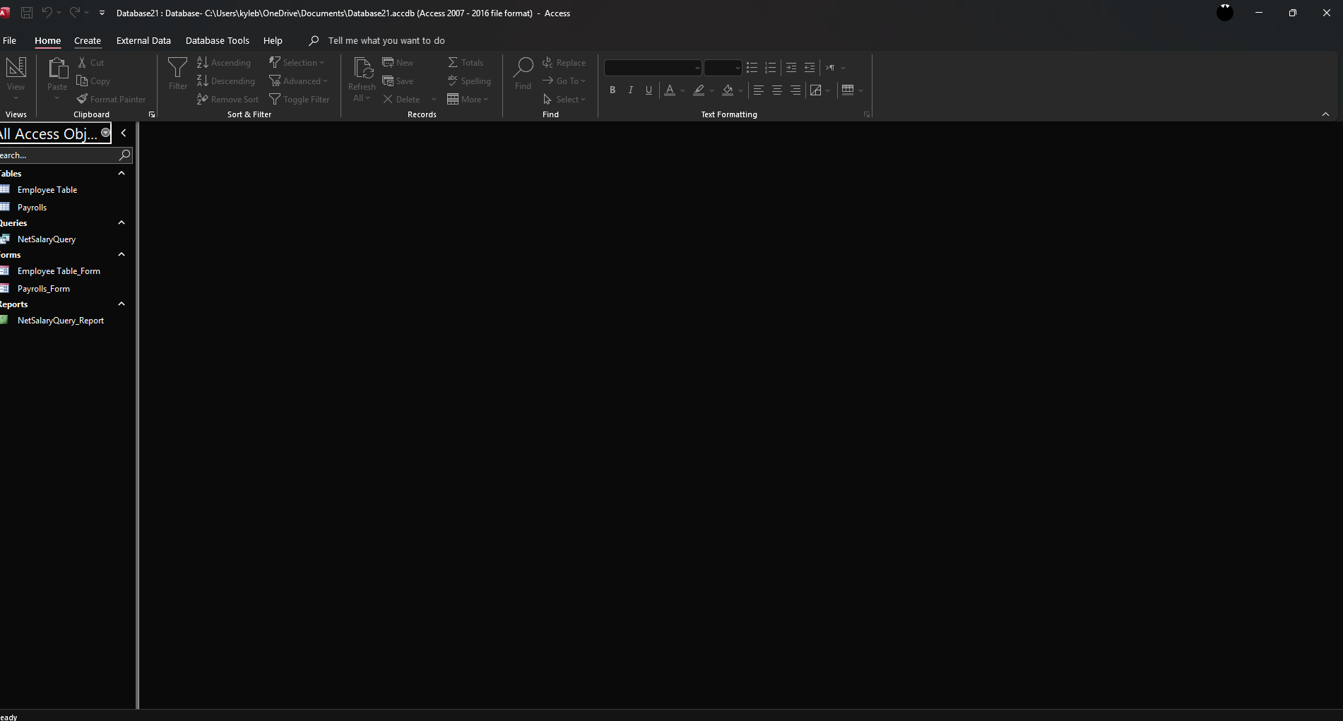 How to Create Self Join MS Access
