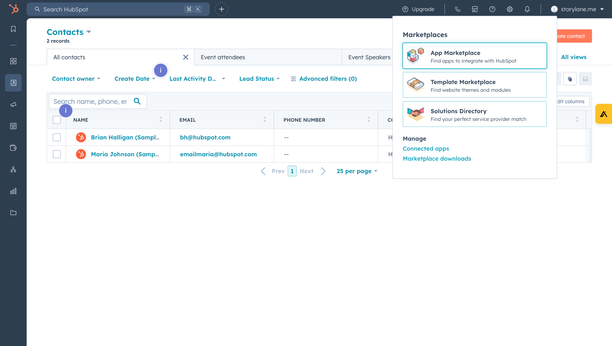 Google search console integration hubspot