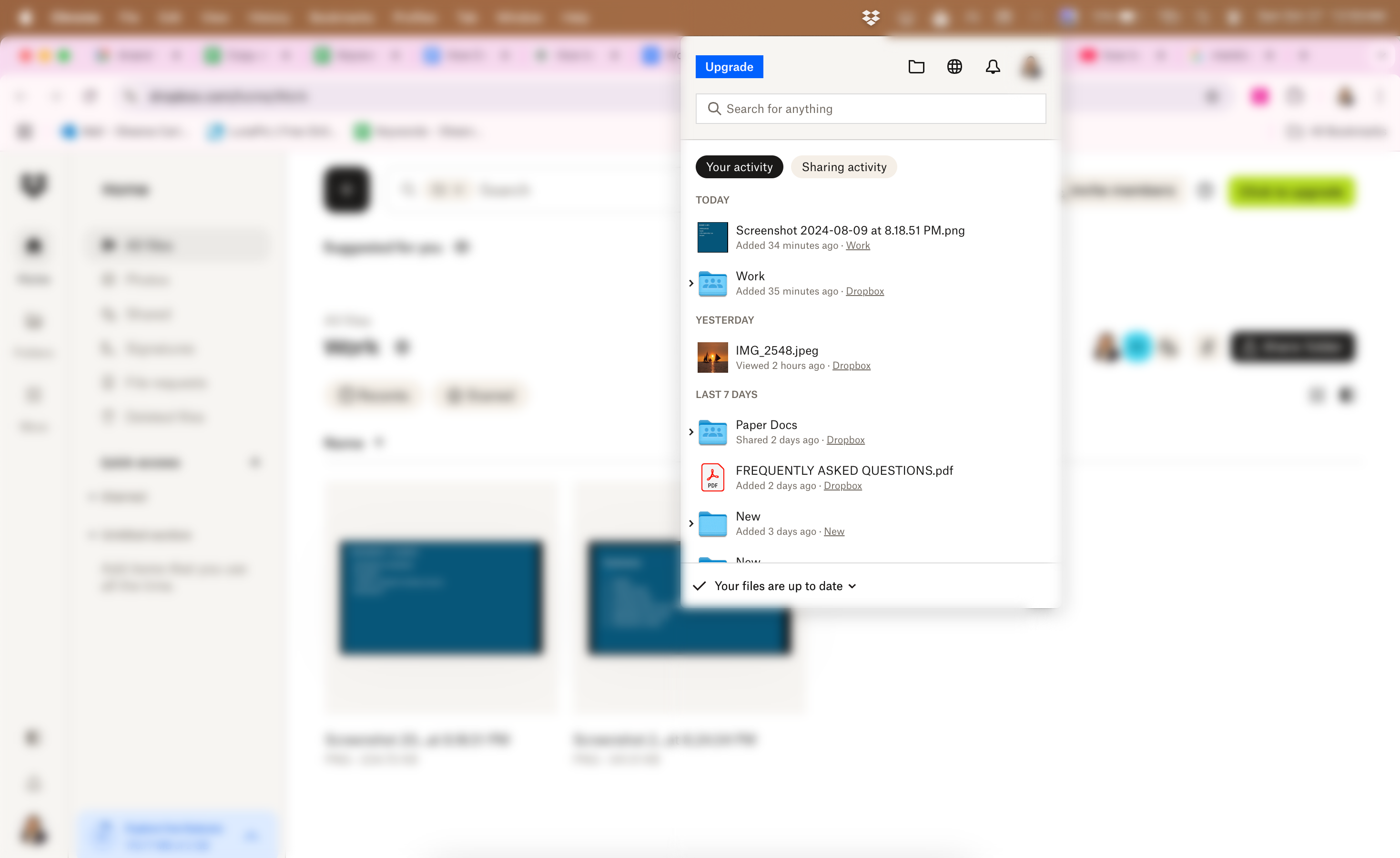 How to Sync Dropbox