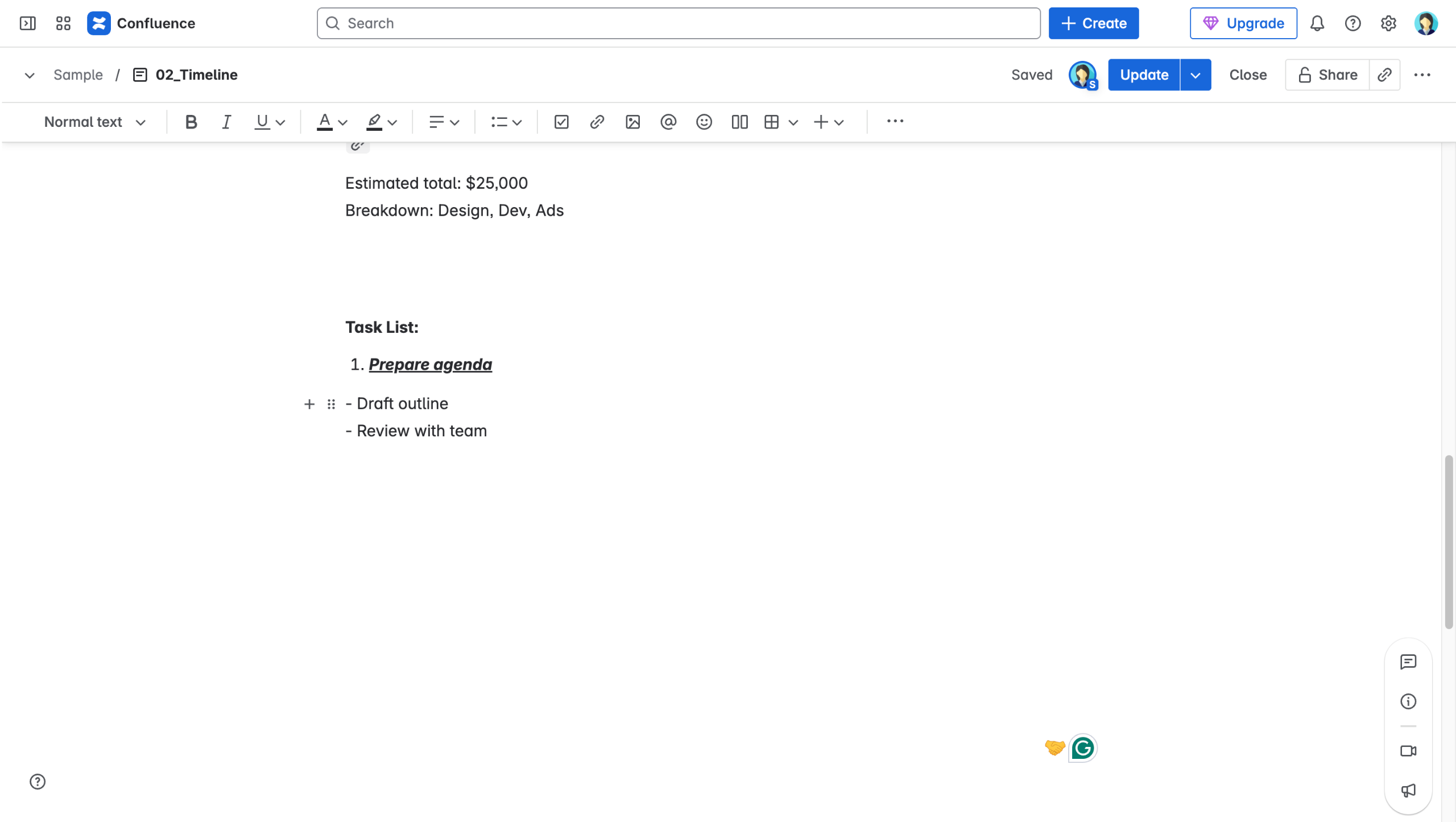 How To Indent In Confluence