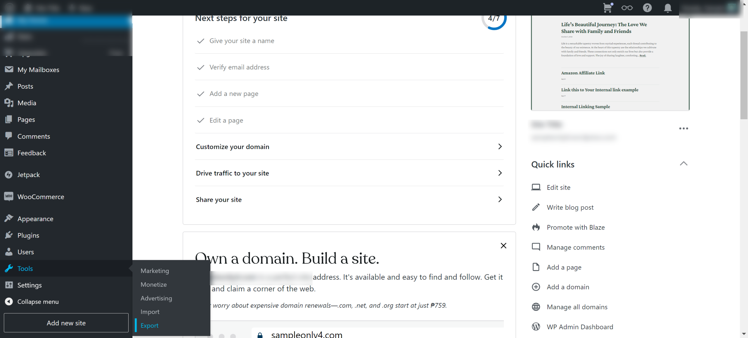 How to transfer domain from wordpress to squarespace
