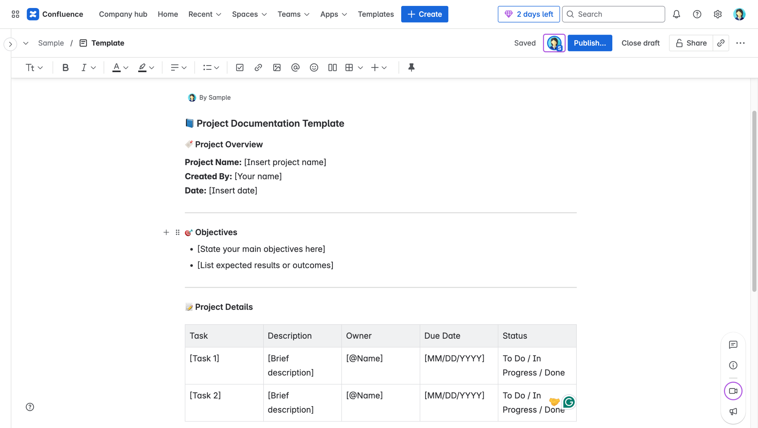 How To Create A Template In Confluence From An Existing Page