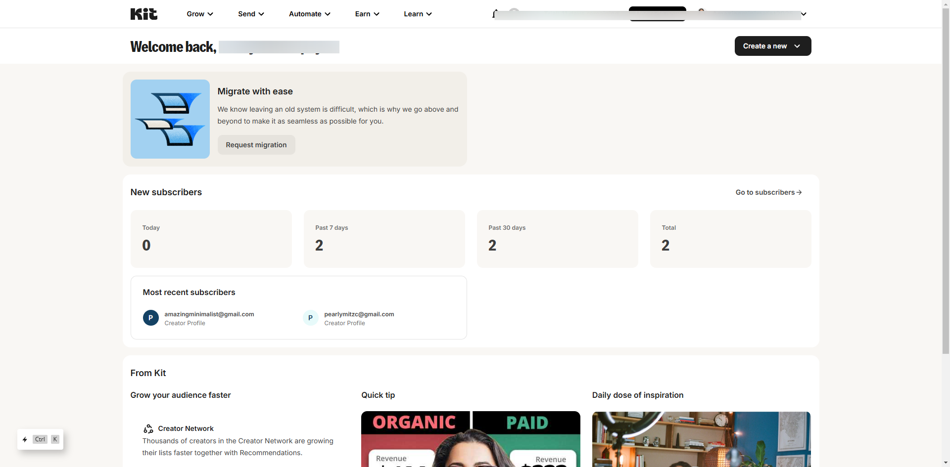 How to Create Automated Welcome Email ConvertKit