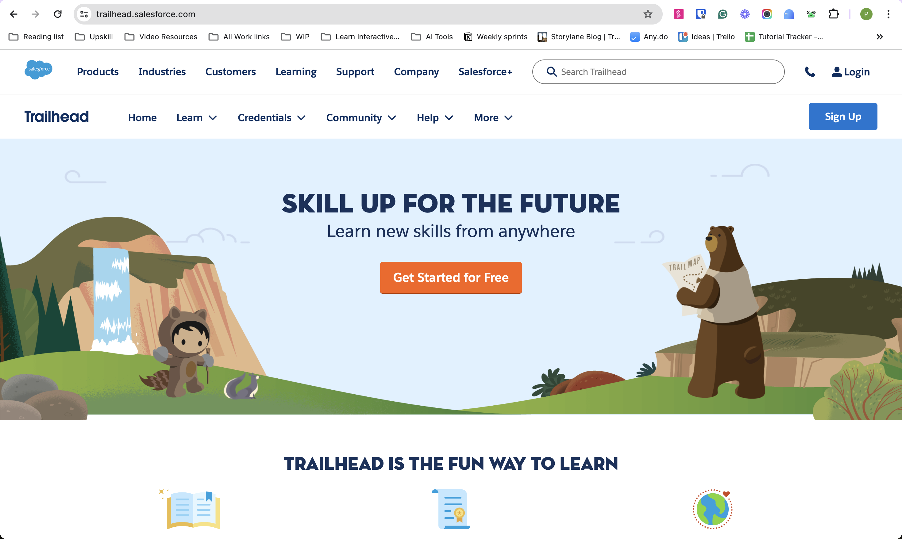 Salesforce - How to Access Trailhead in Salesforce