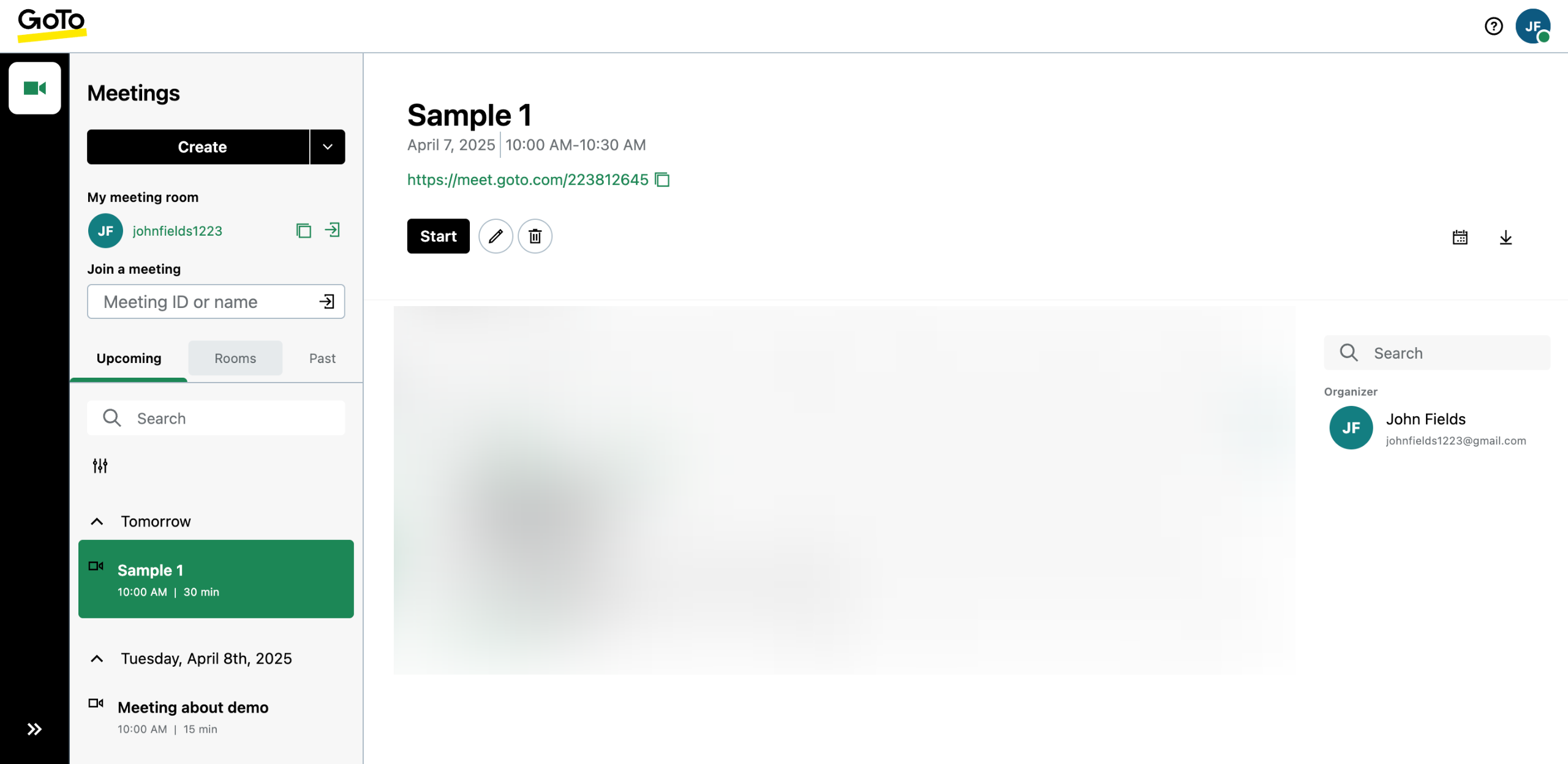 How to Create a GoTo Meeting Invite For Reusable Meeting Rooms