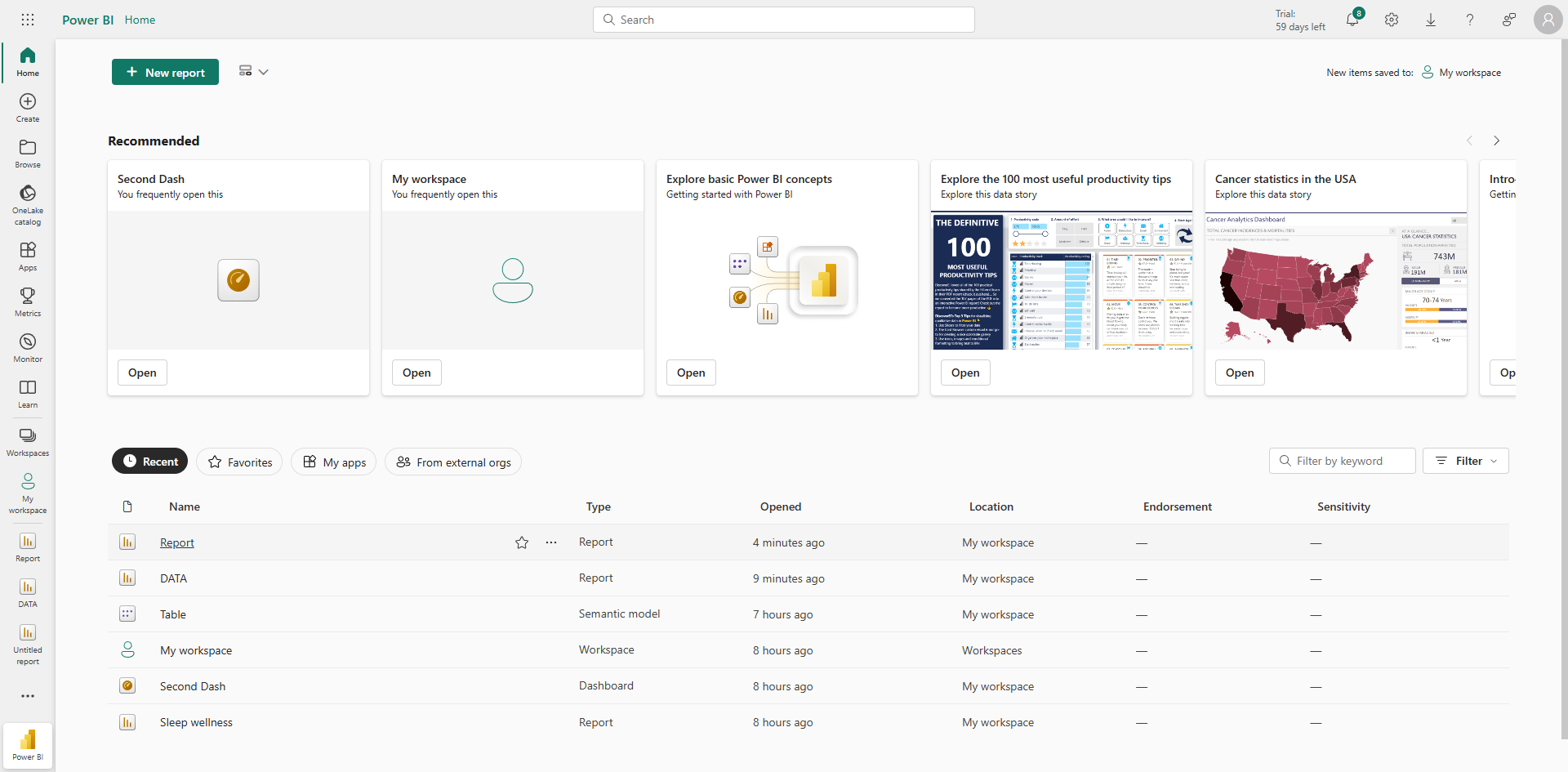 How to Undo Power BI
