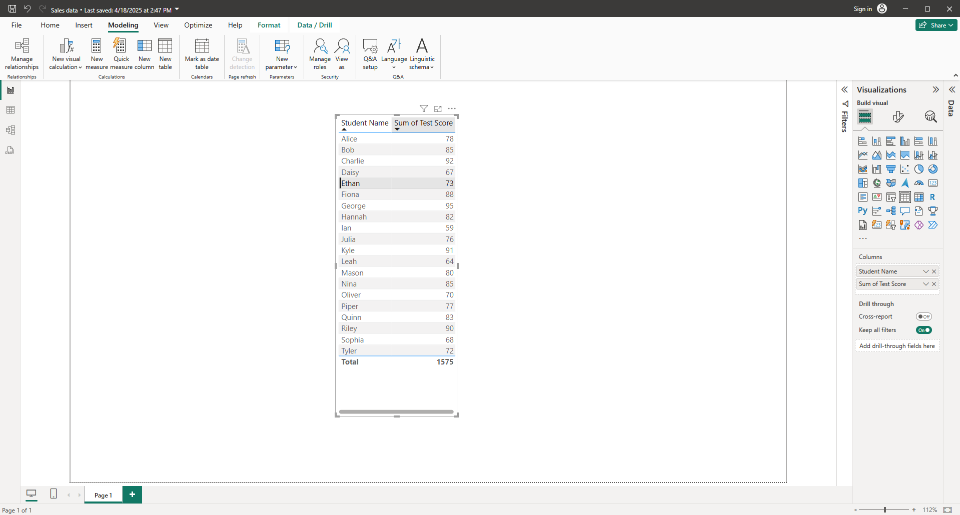 How to Format a Column in Power BI