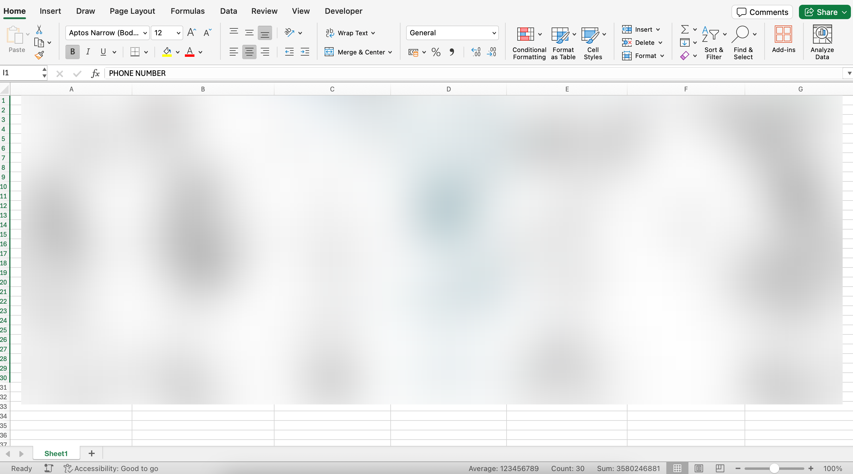 How to Print the Microsoft Excel Spreadsheet on One Page