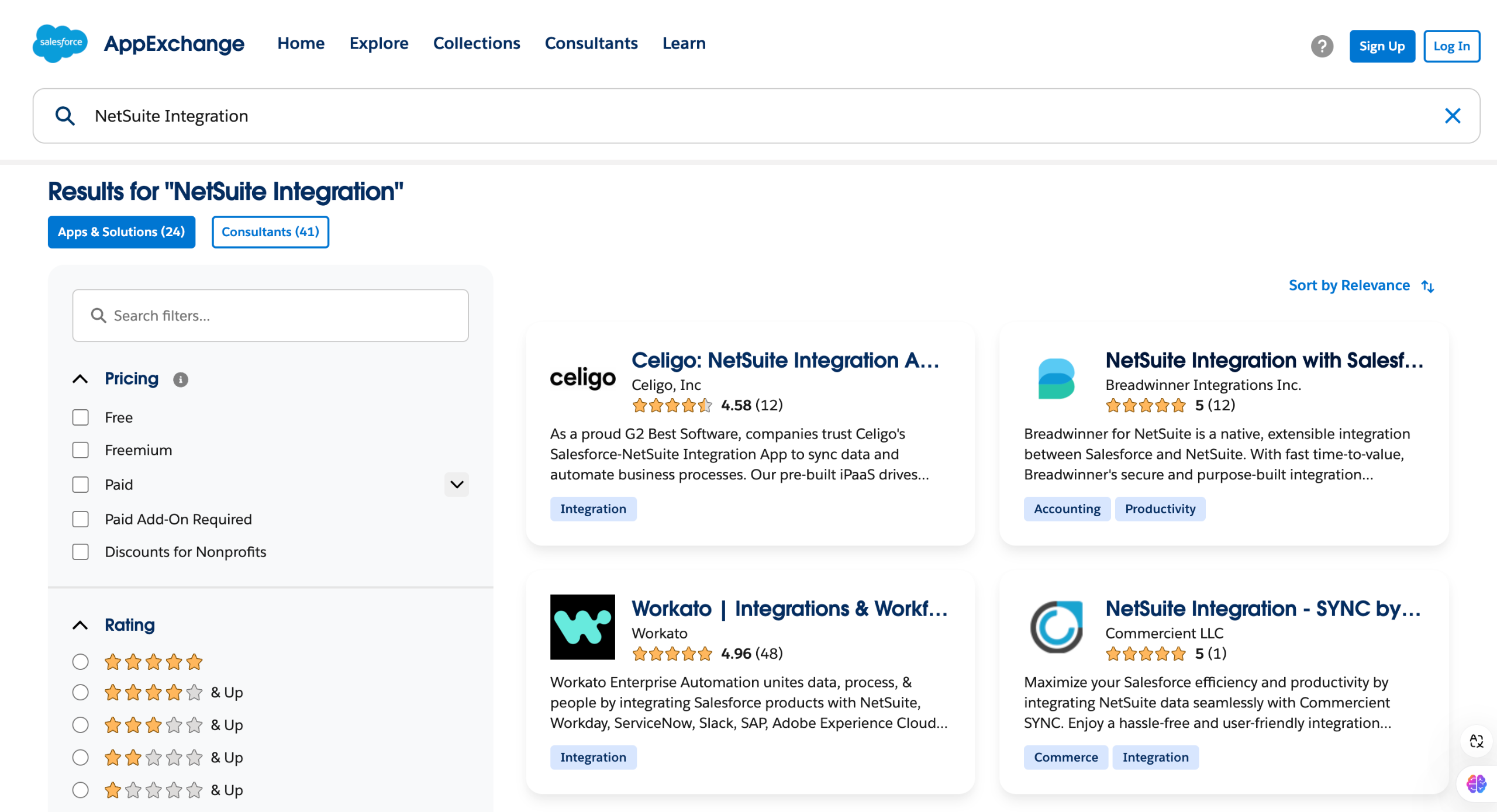 Netsuite salesforce integration