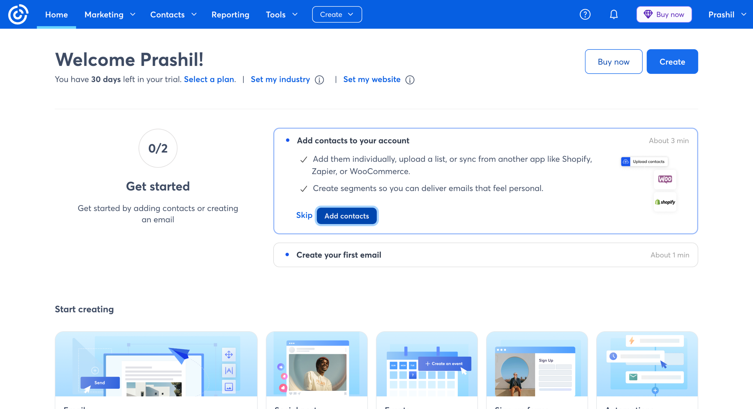 Constant contact salesforce integration