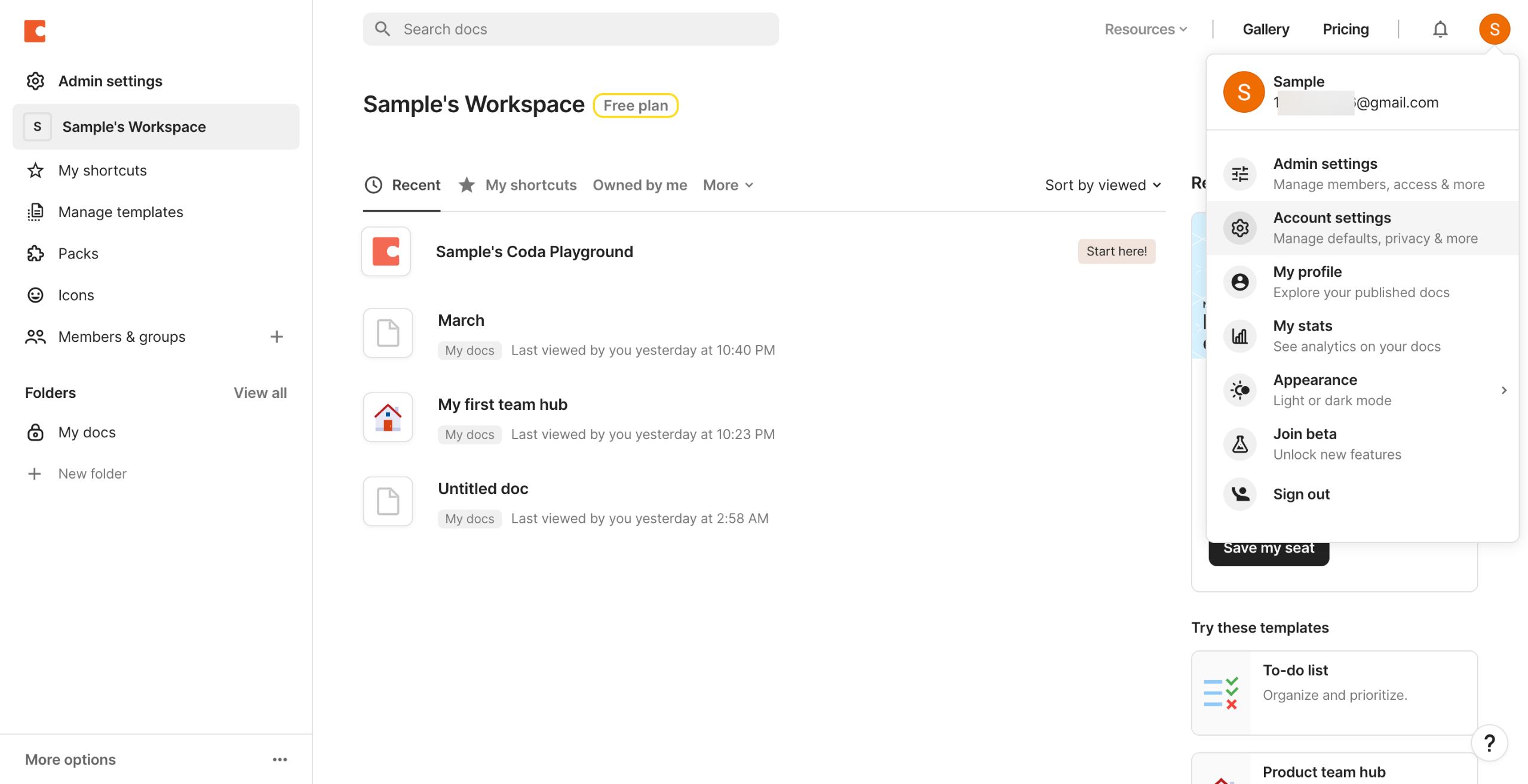 How to Manage Notification Settings in Coda