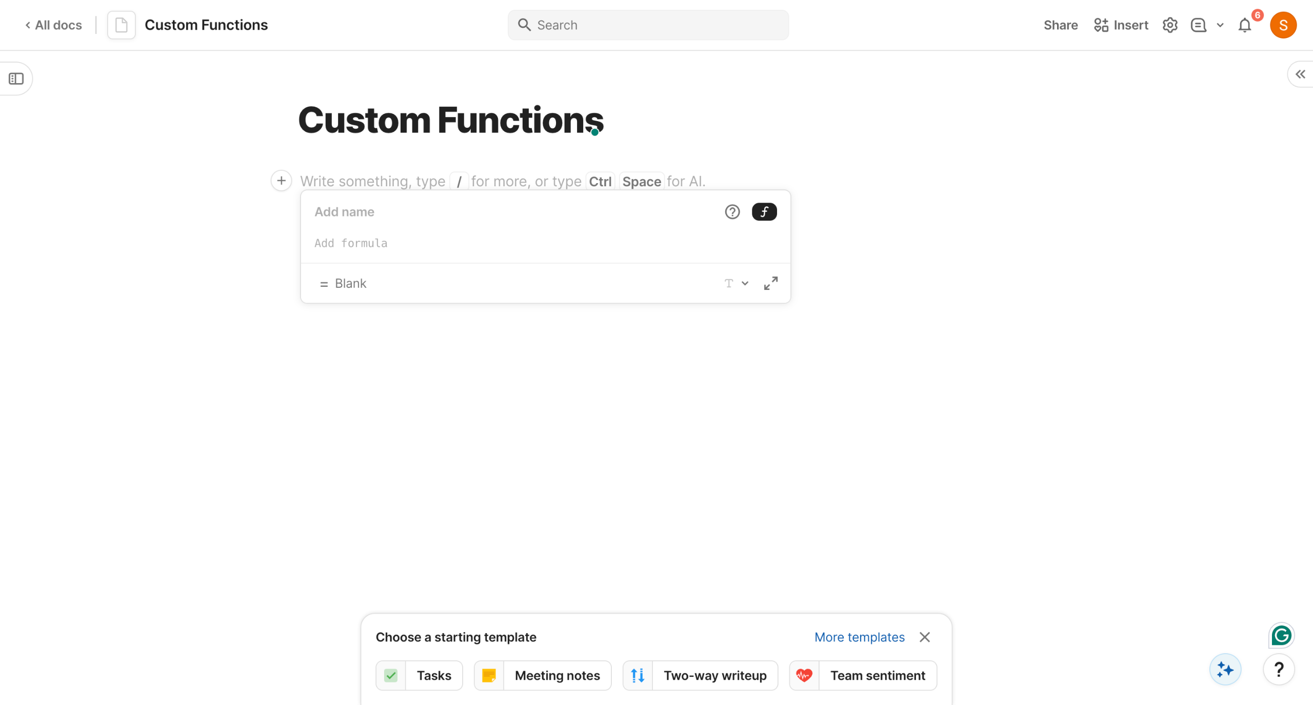 How to Create Custom Functions in Coda