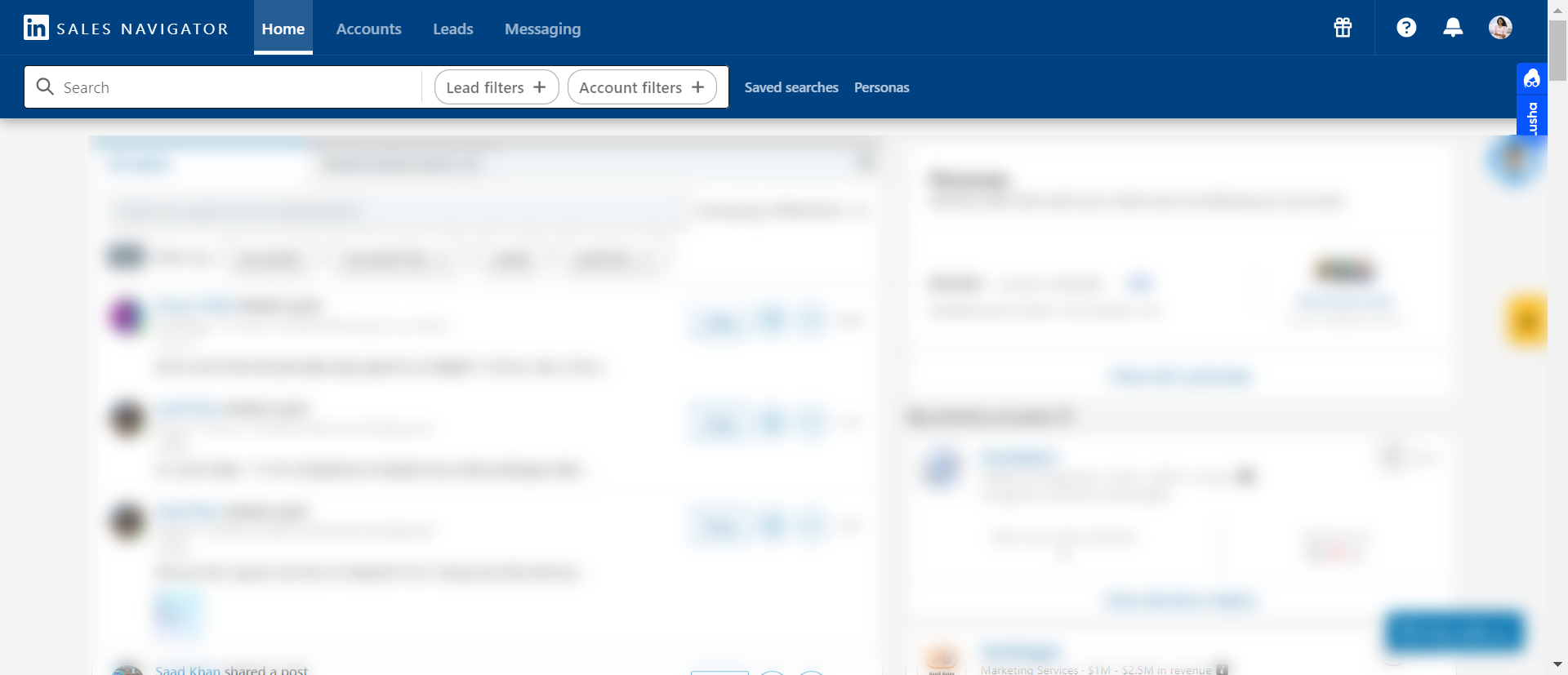 How to search for companies on LinkedIn sales navigator?