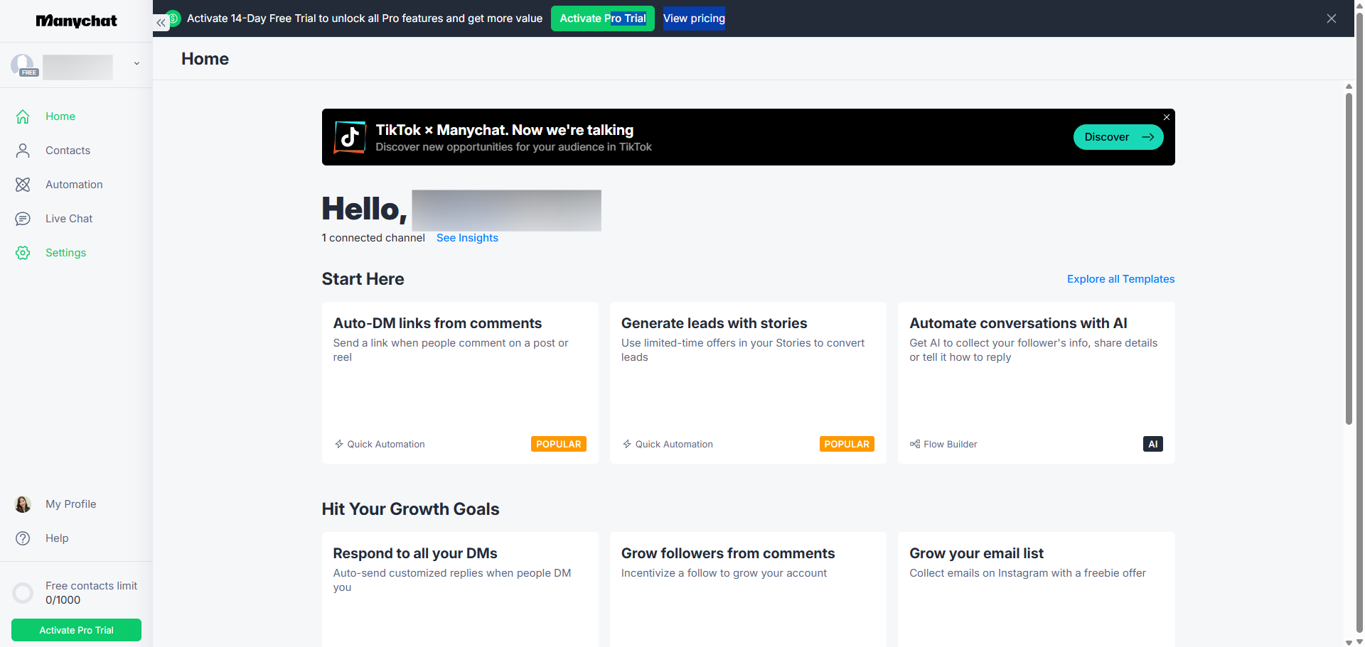 ManyChat HubSpot Integration