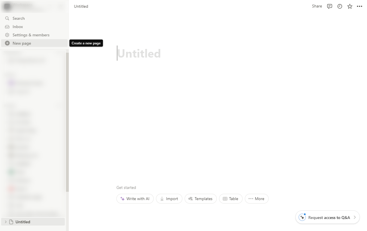 How to create a folder in notion