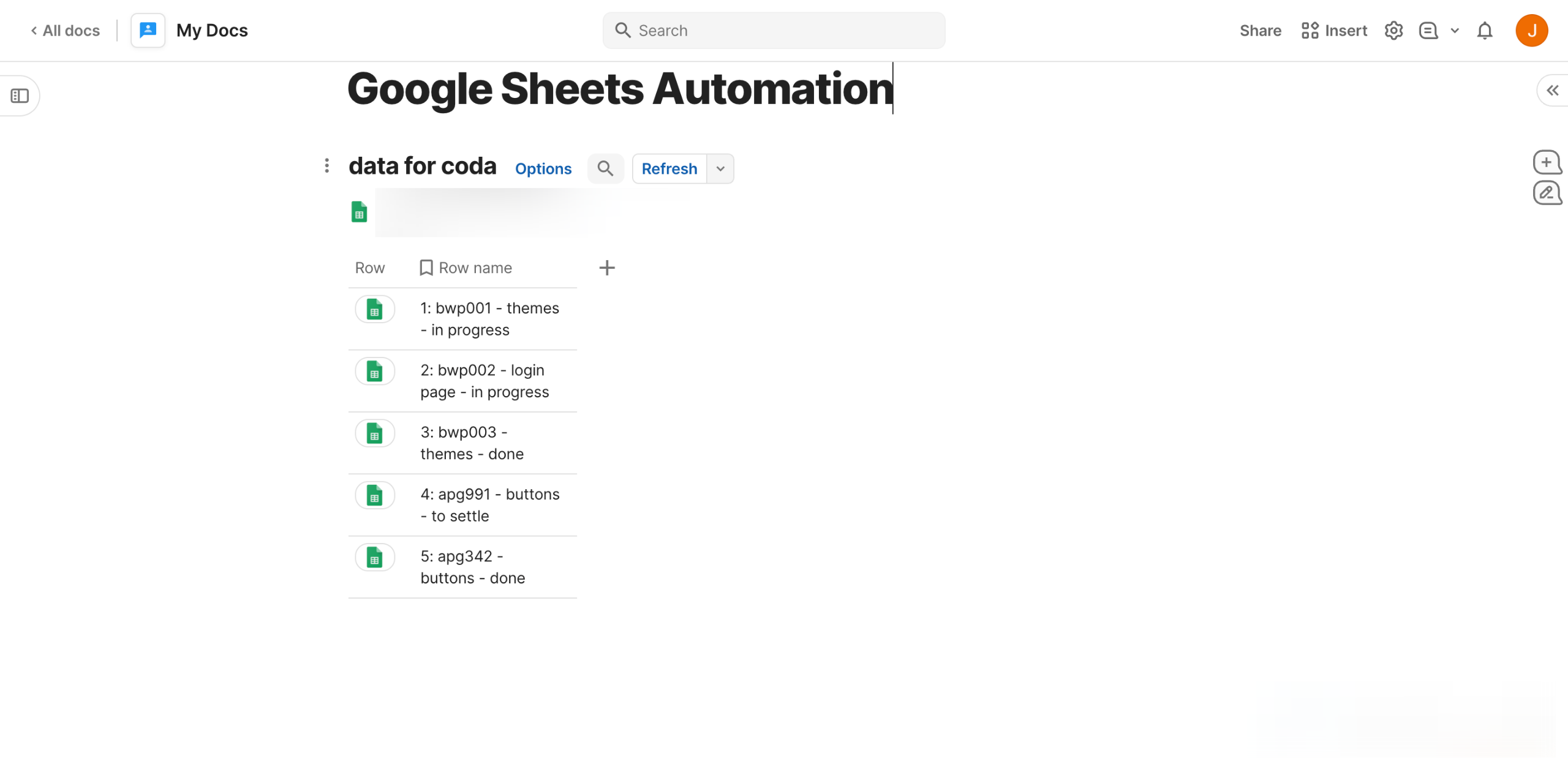 How to Create Conditional Format Automation Between Coda and Google Sheets