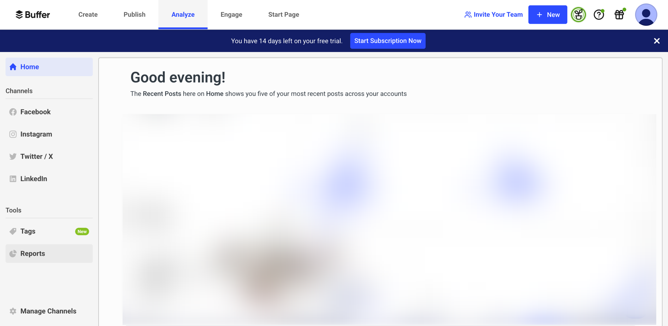 How to Share Buffer Reports with Team Members Manually