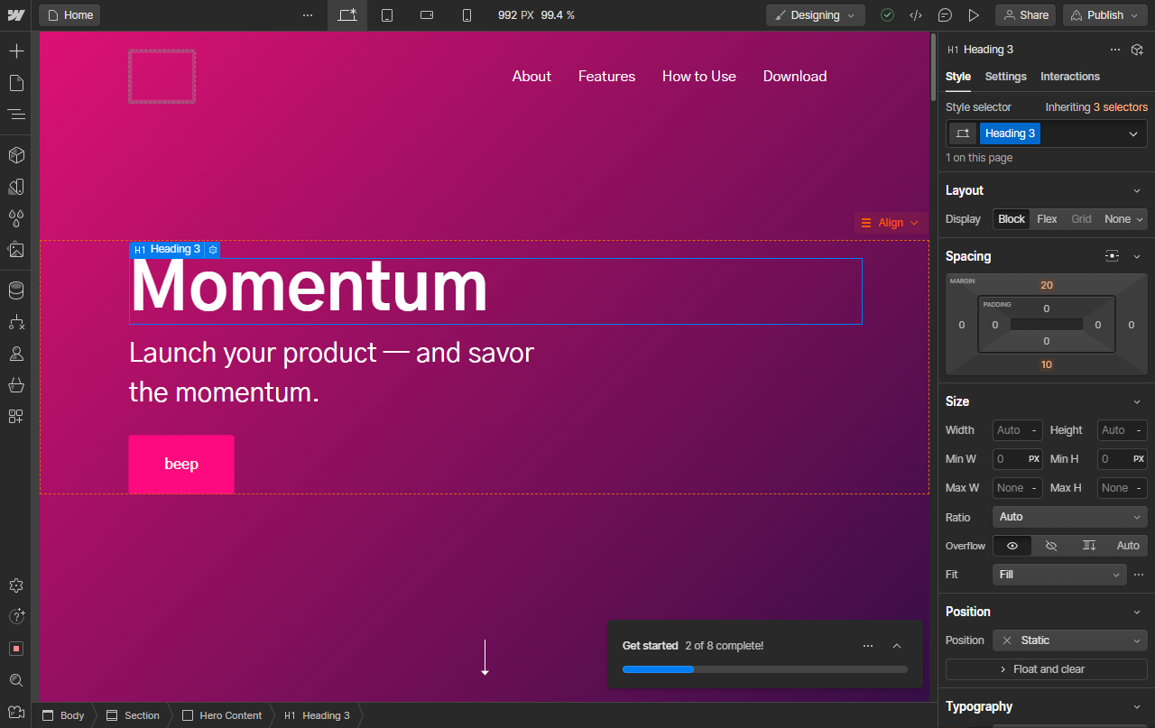 How to share webflow project