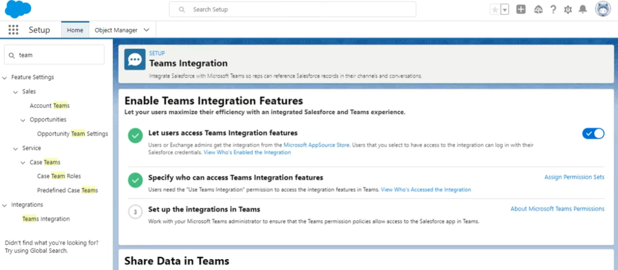 How to integrate MS Teams with Salesforce