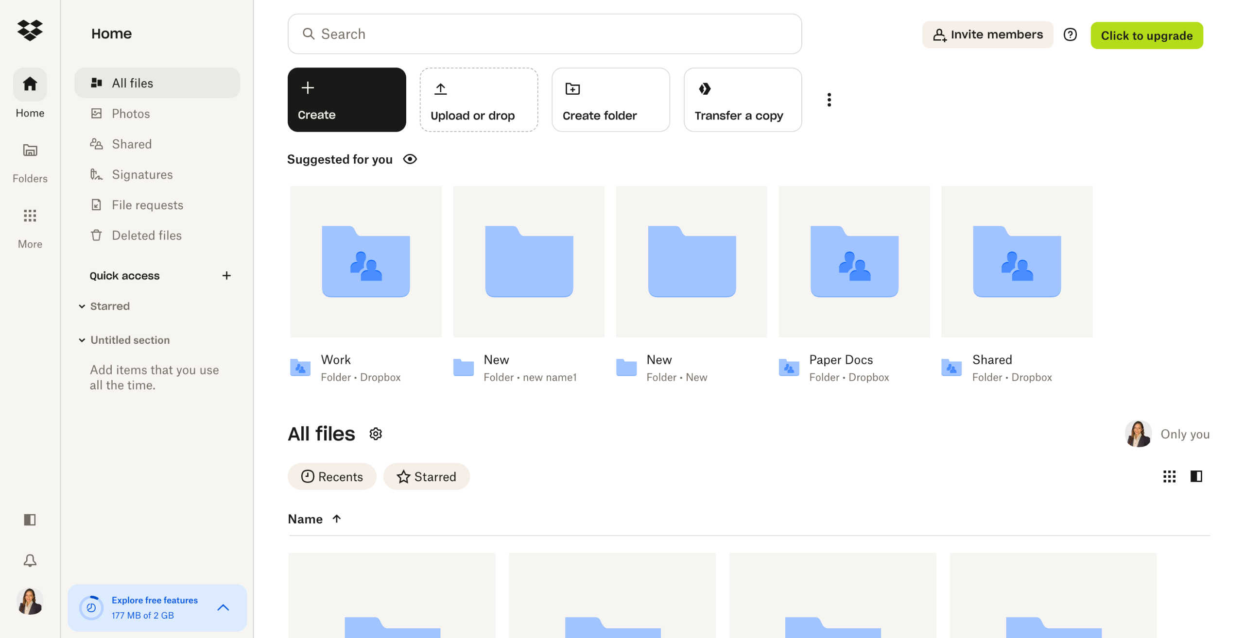 How to Check Space in Dropbox