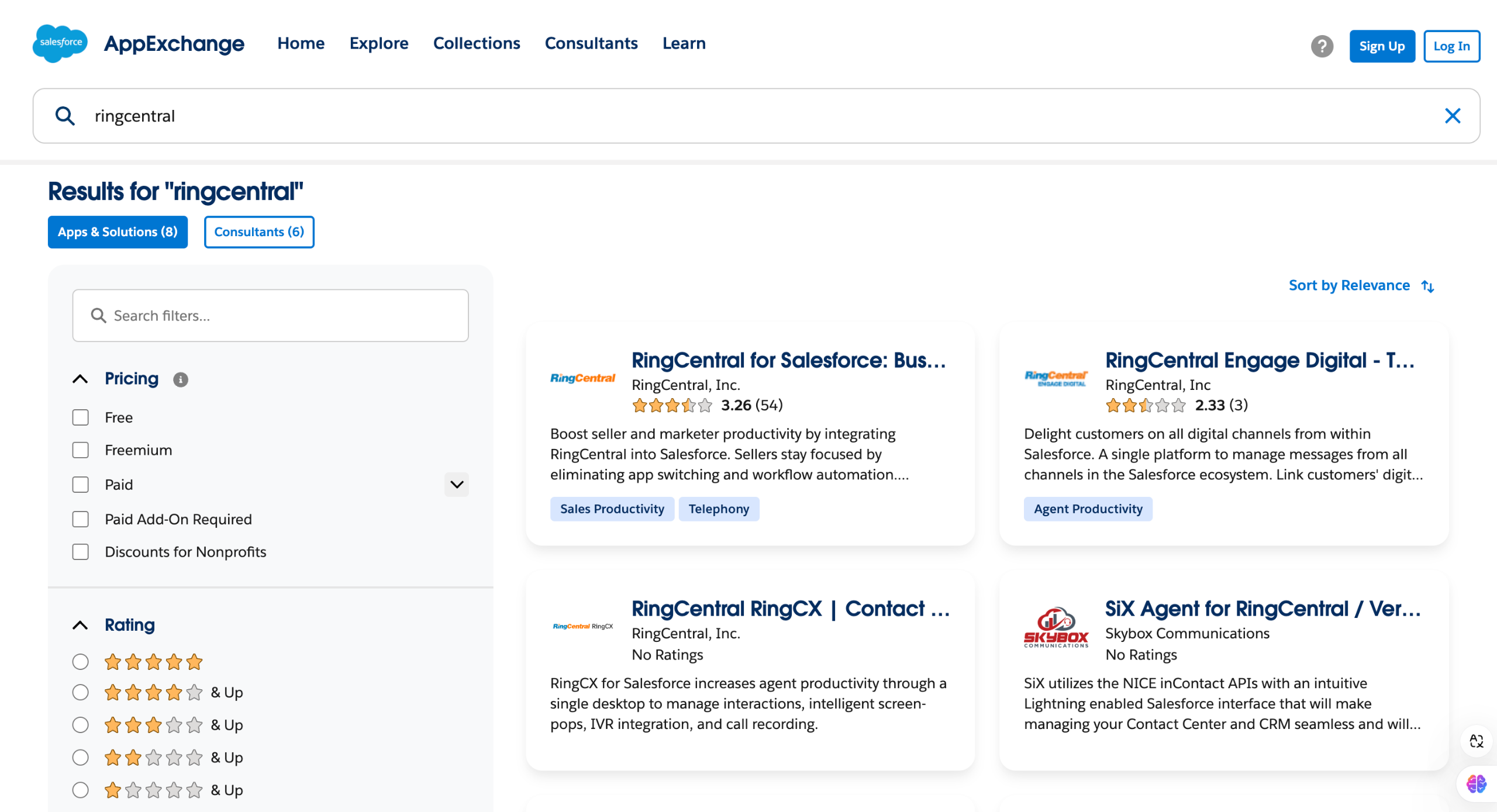 Salesforce ringcentral integration