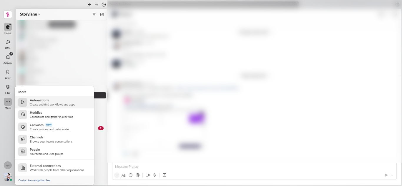 How to use polly in slack