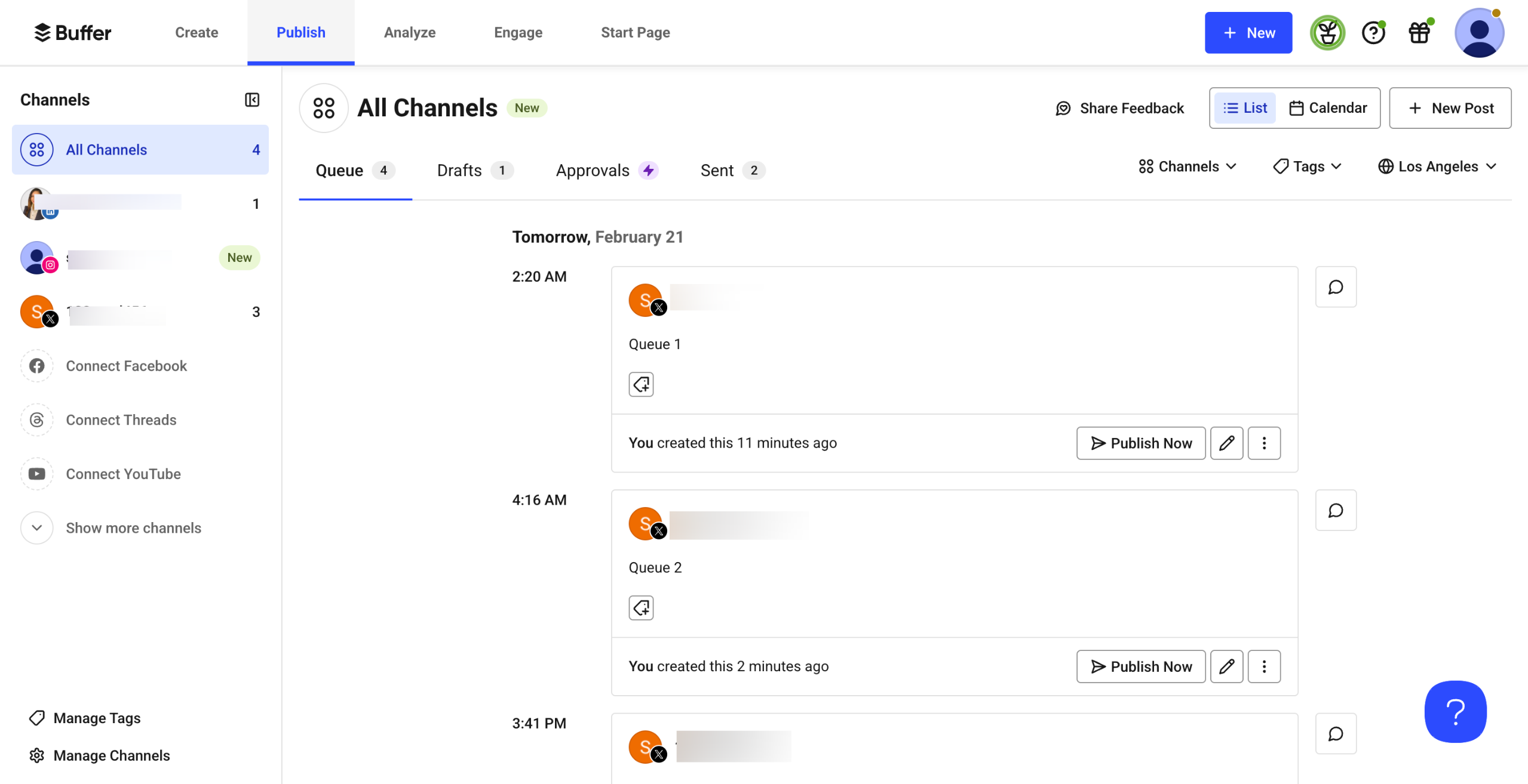 How to Rearrange Queued Posts in Buffer