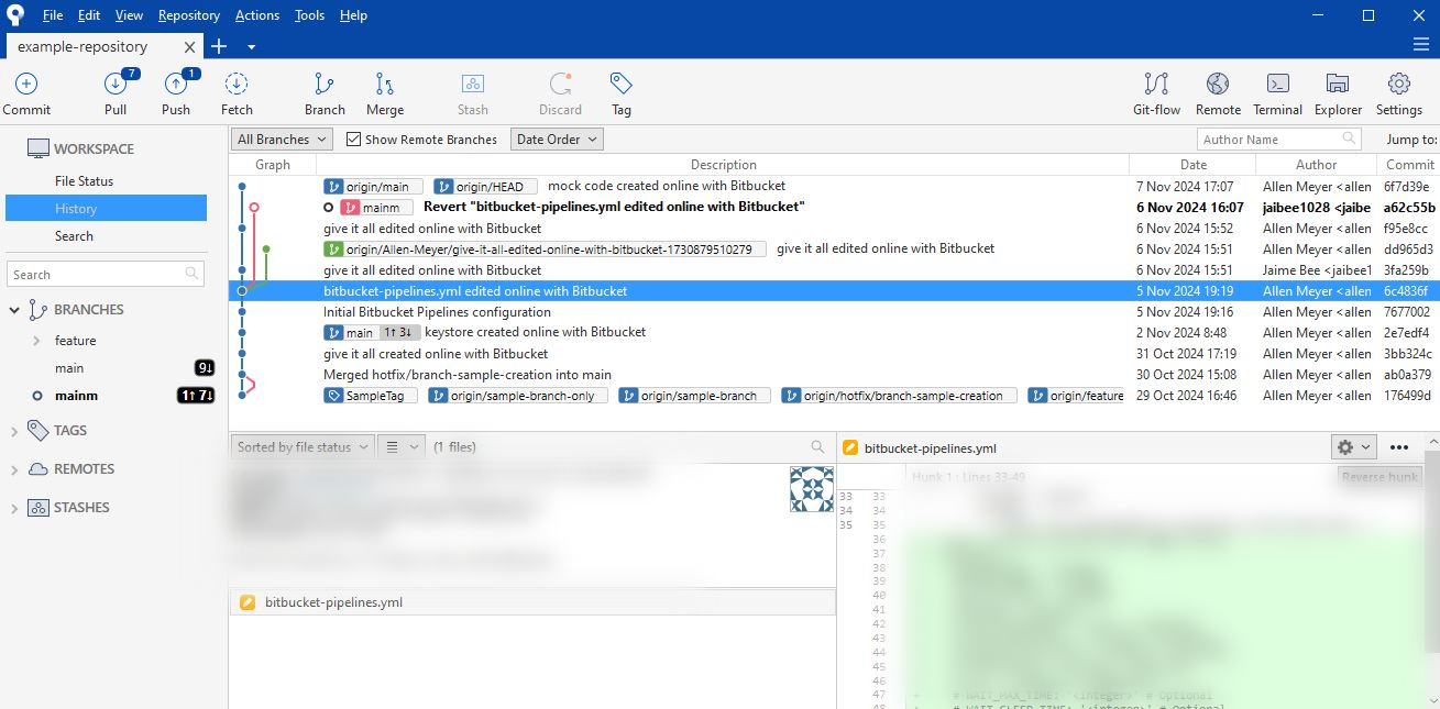 How to Delete a Commit in Bitbucket