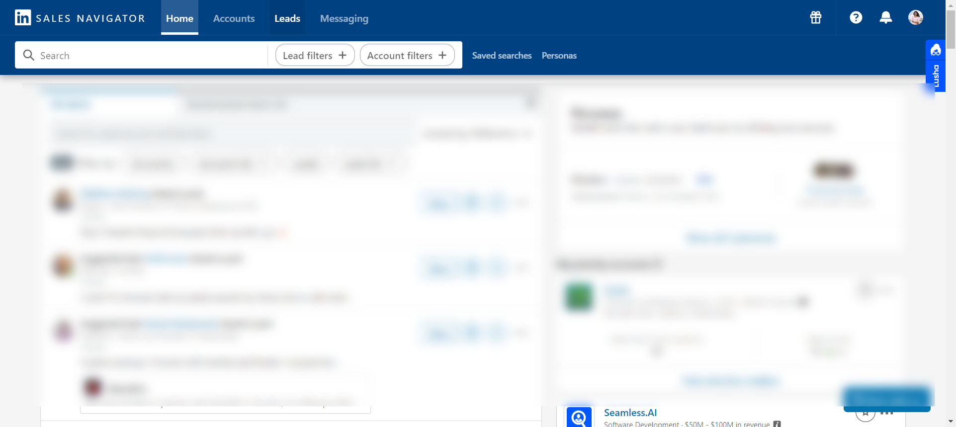 How to search on LinkedIn sales navigator