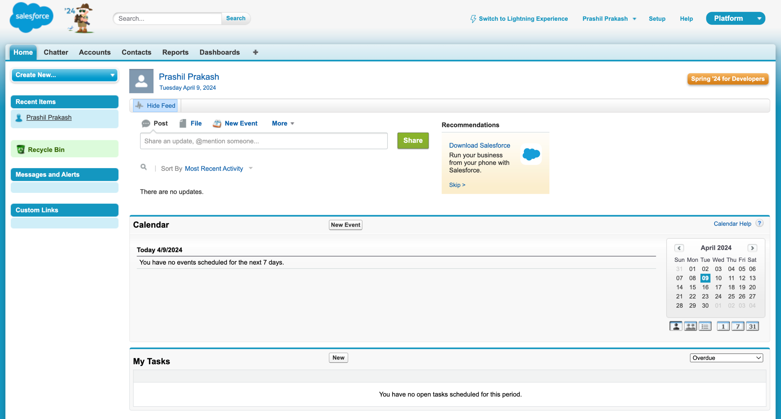 Salesforce - how to switch to lightning salesforce