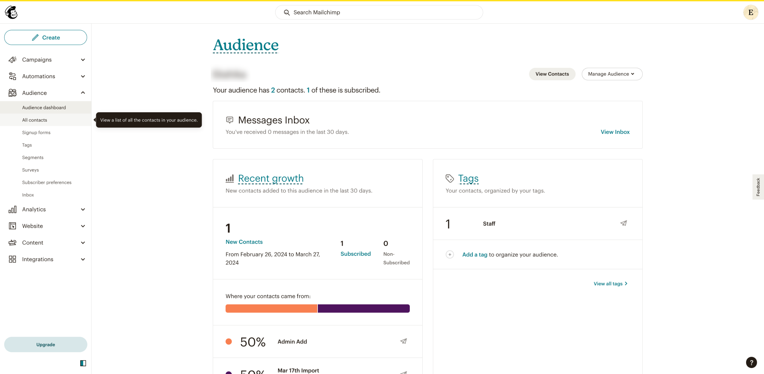 How to Delete Unsubscribed Contacts From Mailchimp
