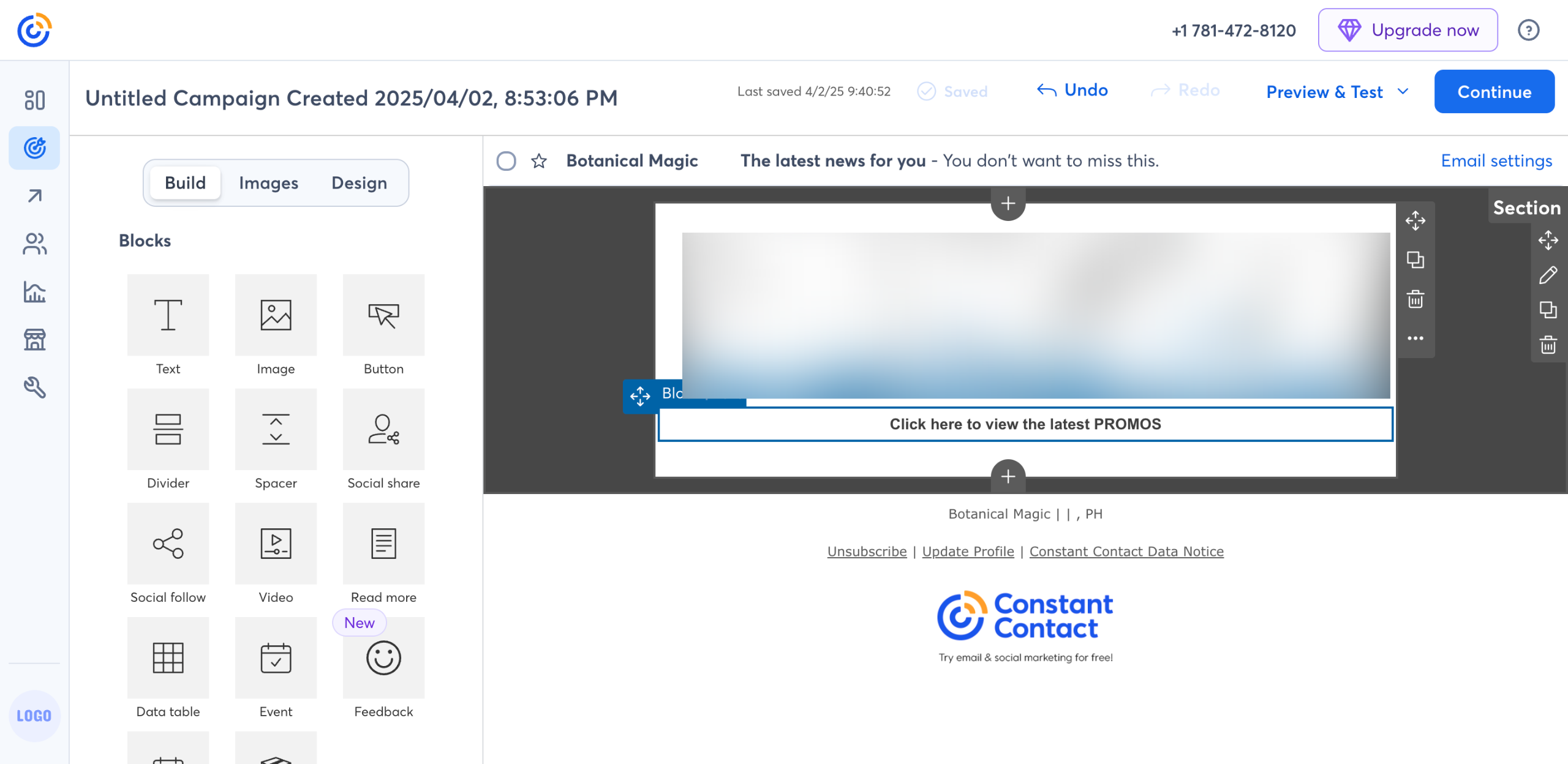 How to Insert a Link Into Constant Contact Campaign Emails