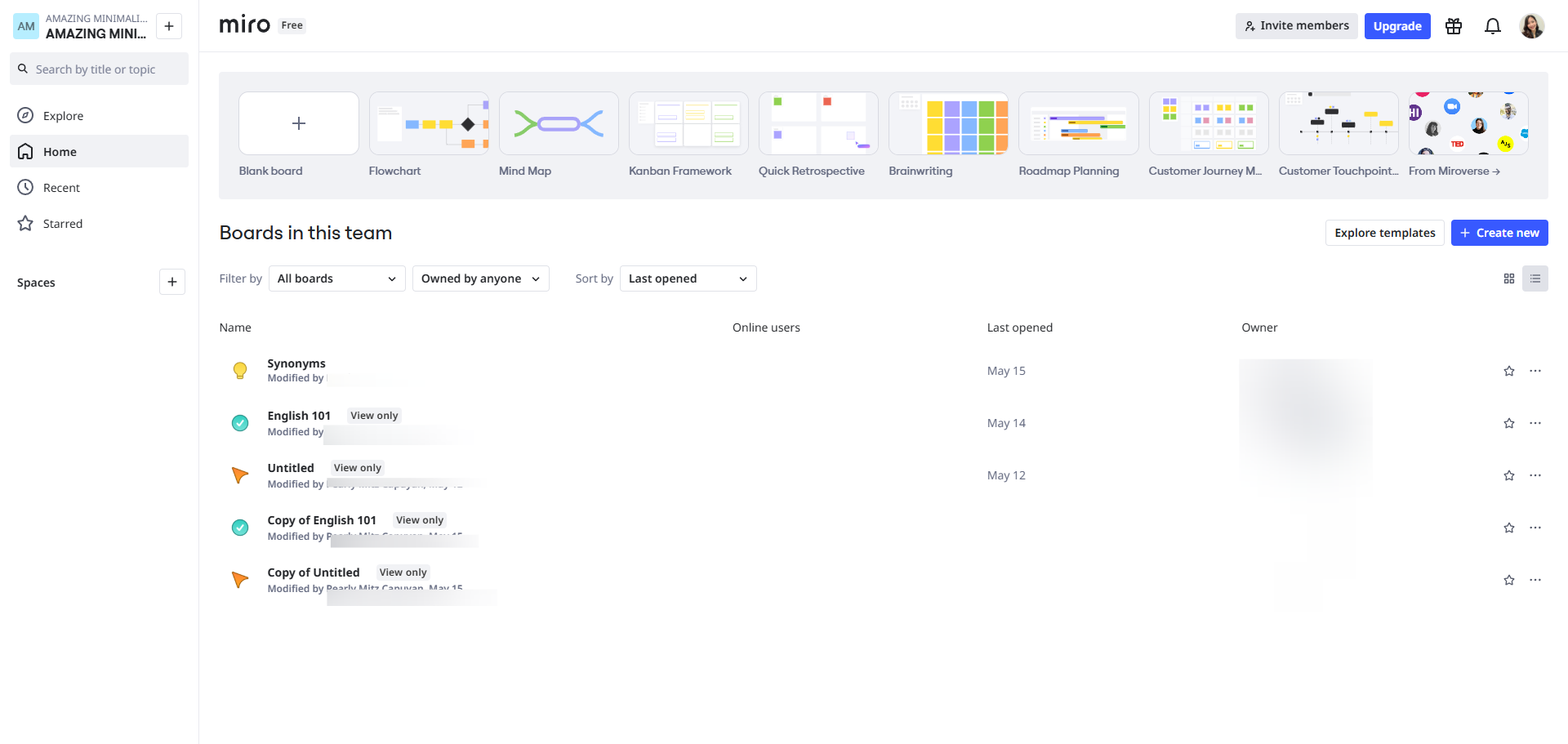 Miro Google Integration